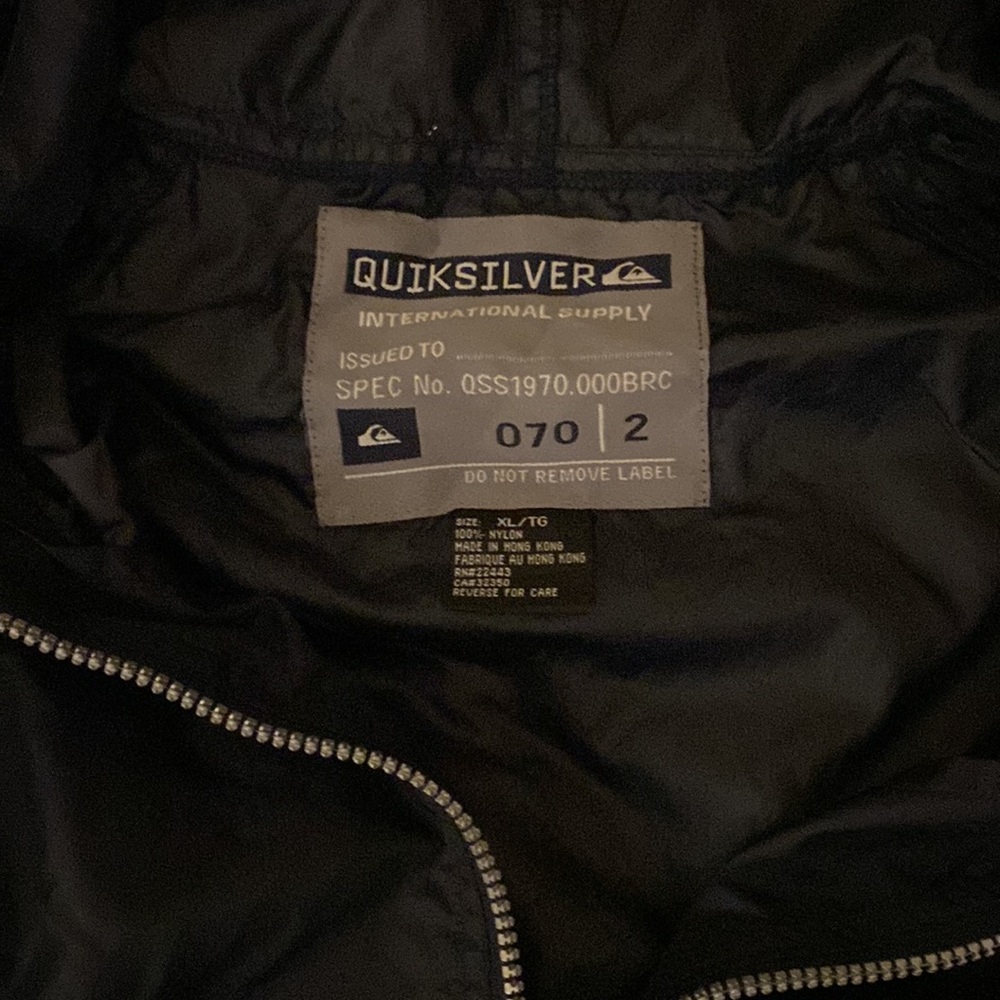 Mens Quicksilver Packable Rain Jacket - image 6